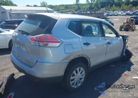 2016 Nissan Rogue S из США, поврежденный, VIN KNMAT2MV5GP625234